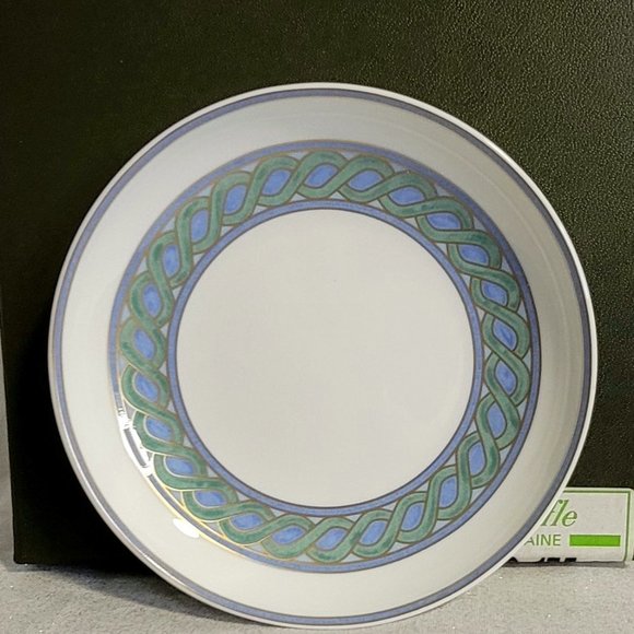 NWT CHRISTOFLE Paris Pair of "Torsada" Pattern Porcelain Small Bowls NIB - Picture 6 of 9